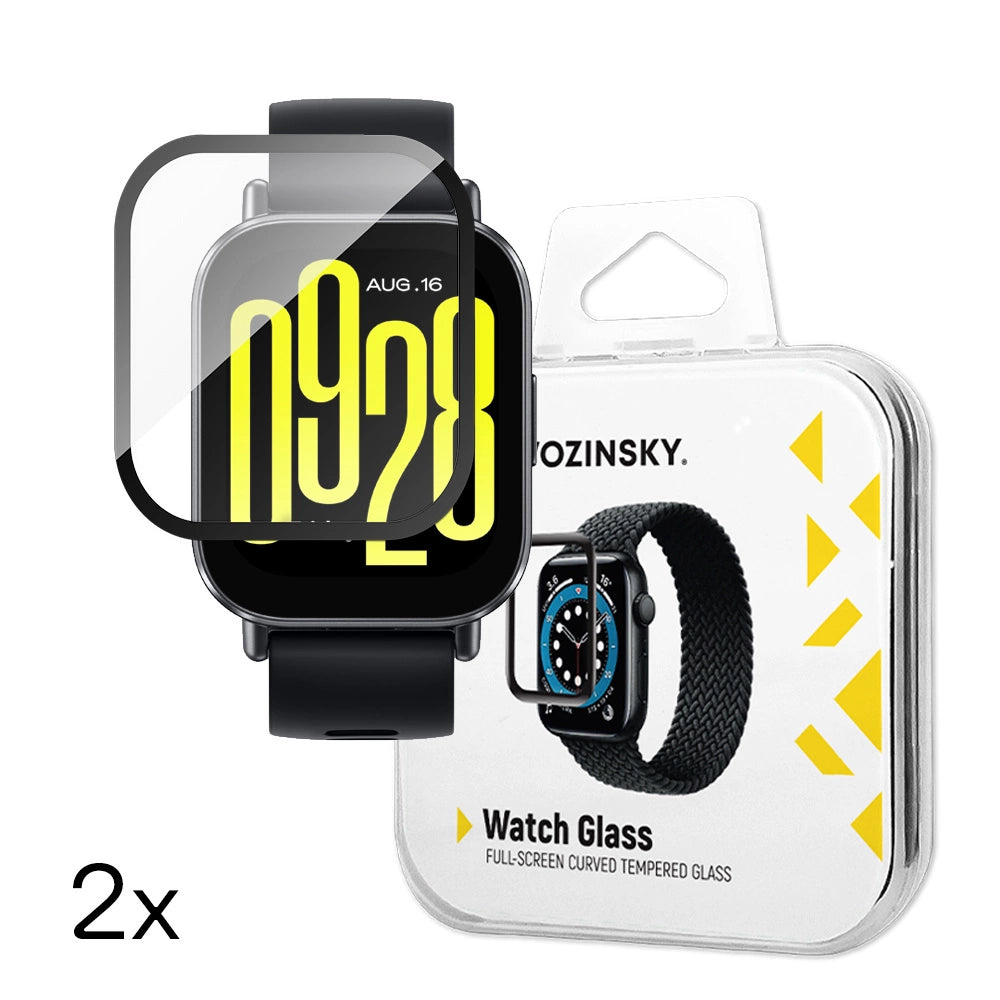 Wozinsky Full Glue Tempered Glass for Xiaomi Redmi Watch 4 (2 pcs.)_0