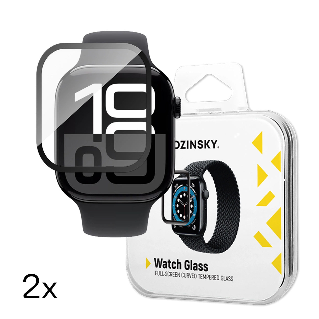 Wozinsky Full Glue Tempered Glass for Apple Watch Series 10 46mm (2 pcs.)_0