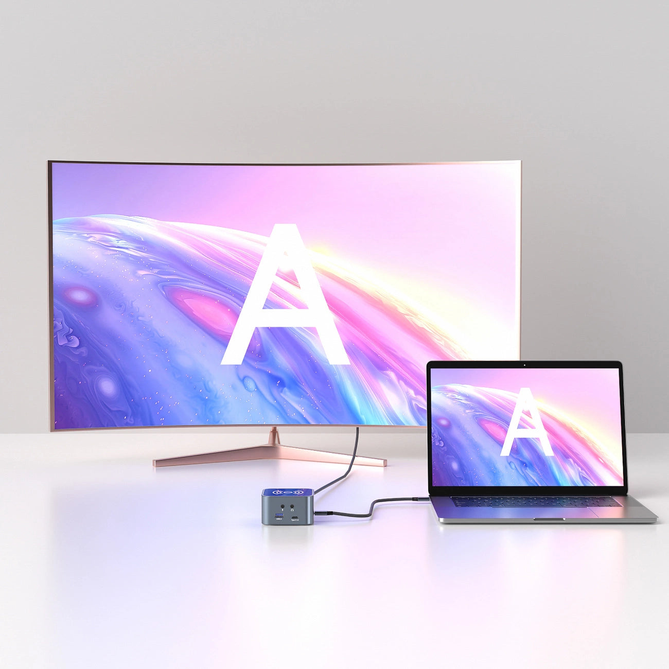 Hub USB-C 12 in 1 Wozinsky WHBC09Y8S multifunctional, with wireless charging function, aluminum, with 15 cm cable - gray_7