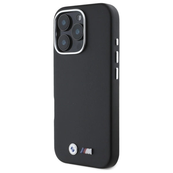 BMW M Smooth Full Wrapped Metal MagSafe Case for iPhone 16 Pro Max - Black_1