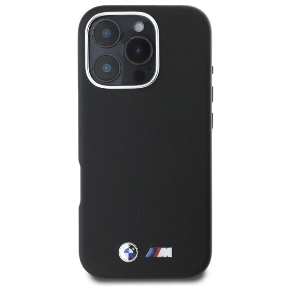 BMW M Smooth Full Wrapped Metal MagSafe Case for iPhone 16 Pro Max - Black_2