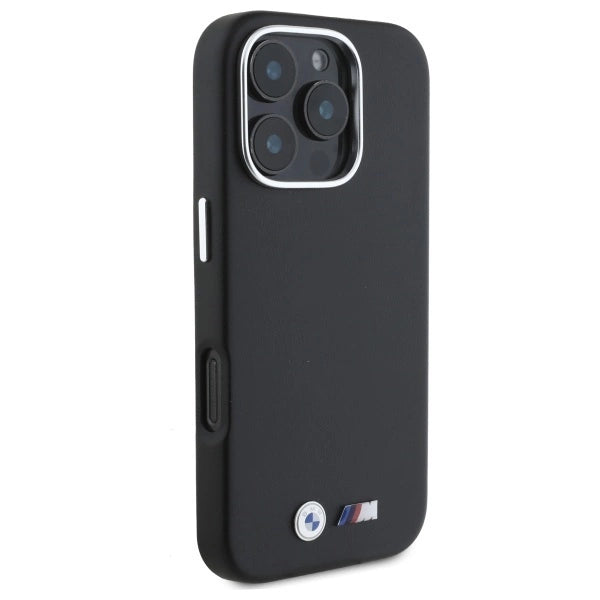 BMW M Smooth Full Wrapped Metal MagSafe Case for iPhone 16 Pro Max - Black_3