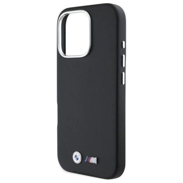 BMW M Smooth Full Wrapped Metal MagSafe Case for iPhone 16 Pro Max - Black_5