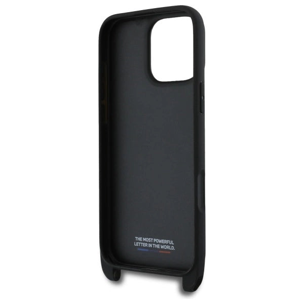 BMW M Edition Carbon Stripe & Strap Case for iPhone 16 Pro Max - Black_5