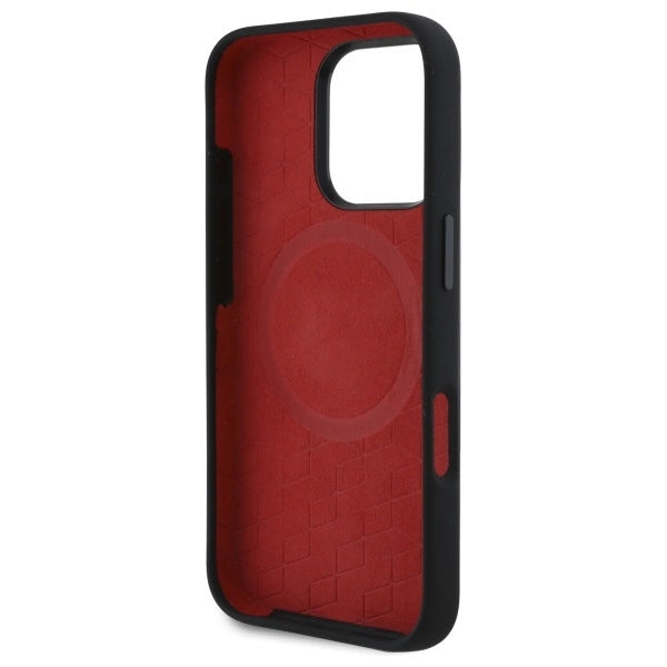 BMW Silicone Random Lines MagSafe iPhone 16 Pro Case - Black_6