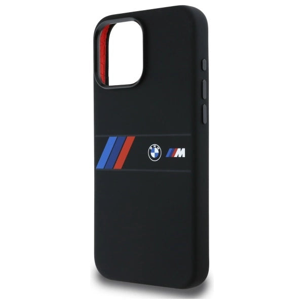 BMW Silicone Middle Stripe MagSafe Case for iPhone 16 Pro Max - Black_5