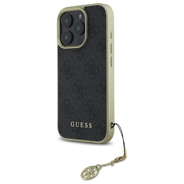 Guess 4G Charms Collection case for iPhone 16 Pro - black_1