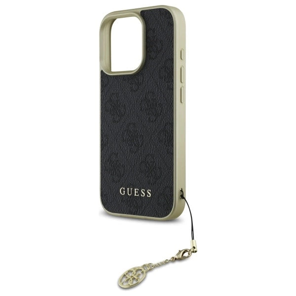 Guess 4G Charms Collection case for iPhone 16 Pro - black_5