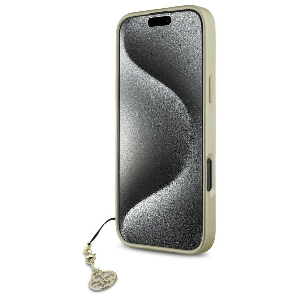 Guess 4G Charms Collection iPhone 16 Pro Max Case - Brown_4