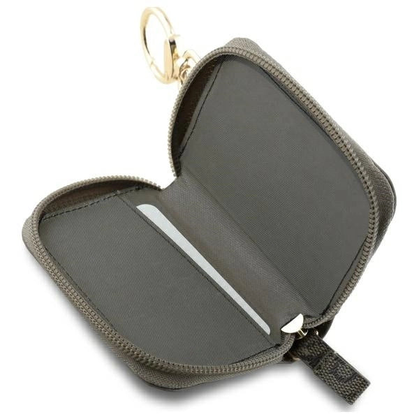 Guess Cable Pouch GUABP4DPTW Brown/brown 4G Triangle Cable Pouch_2