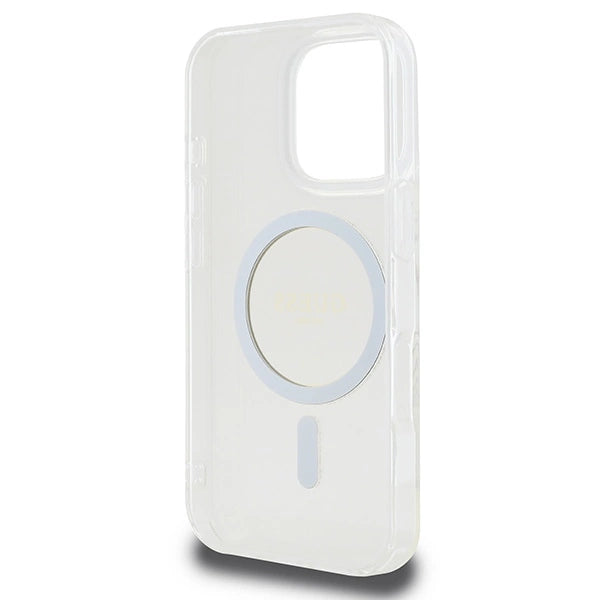 Etui Guess IML Glitter Circle MagSafe na iPhone 16 Pro Max - przezroczyste_6