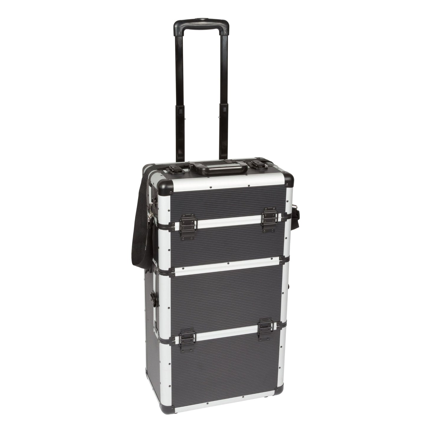 TROLLEY EM ALUMÍNIO- 370 x 225 x 670 mm - 66,9 L - PRETO_0