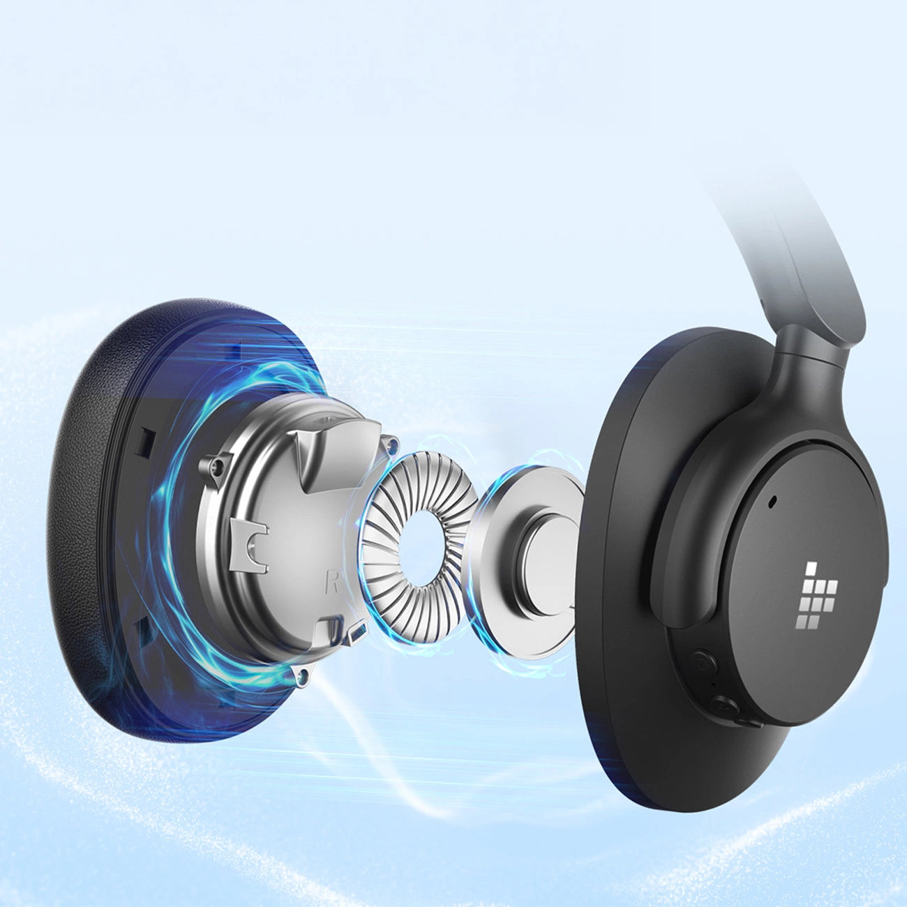 Tronsmart Sounfii Q20 ANC On-Ear Bluetooth 5.3 Wireless Headphones - Black_13
