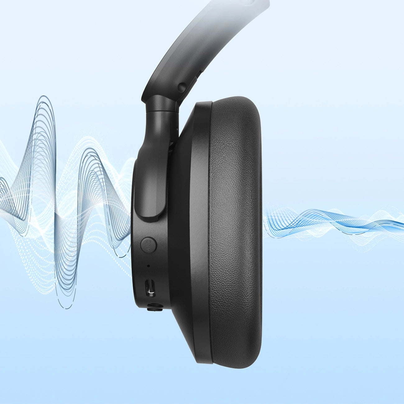 Tronsmart Sounfii Q20 ANC On-Ear Bluetooth 5.3 Wireless Headphones - Black_14