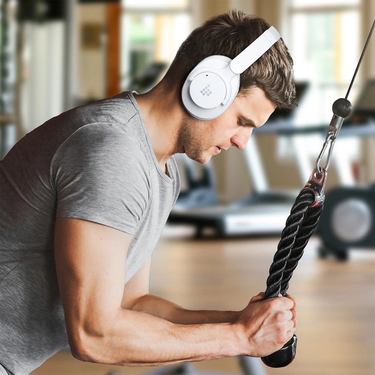 Tronsmart Sounfii Q20 ANC On-Ear Bluetooth 5.3 Wireless Headphones - White_8
