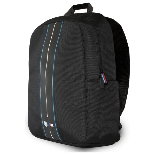BMW Backpack BMBP15COMPVSKL 16" Black Nylon Blue Stripe_1