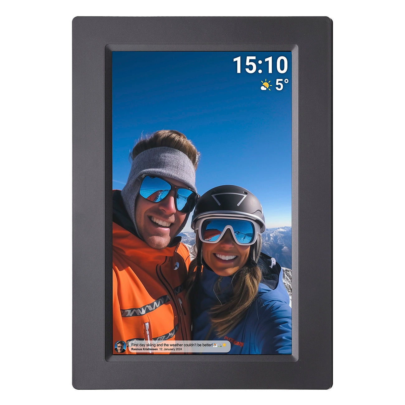 Denver Frameo PFF-1015B 10.1" Digital Frame - Black_0