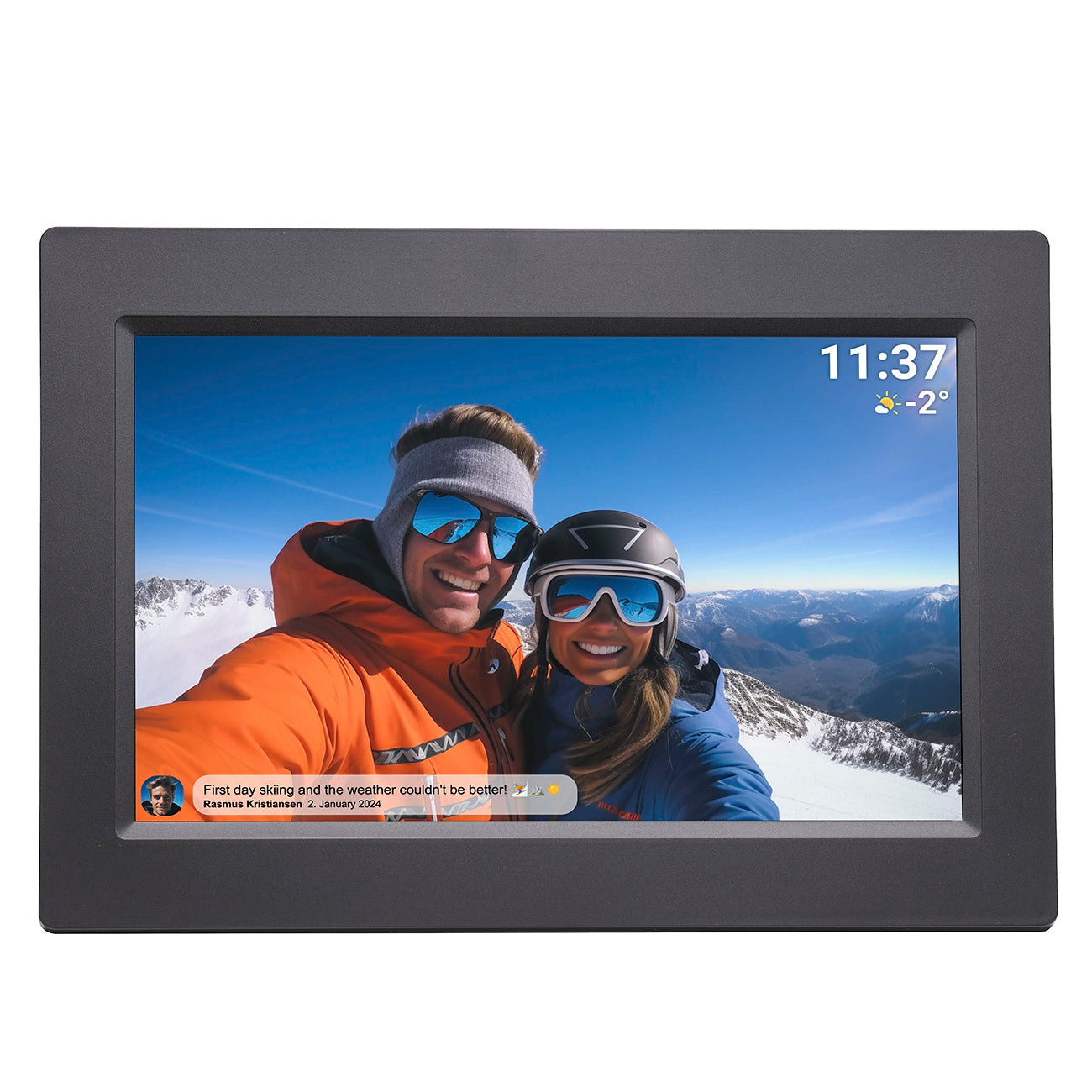 Denver Frameo PFF-1015B 10.1" Digital Frame - Black_1