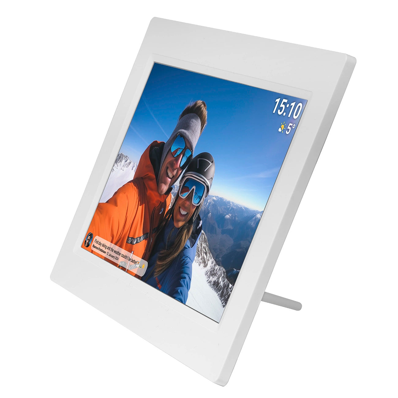 Denver Frameo PFF-1015W 10.1" Digital Frame - White_1