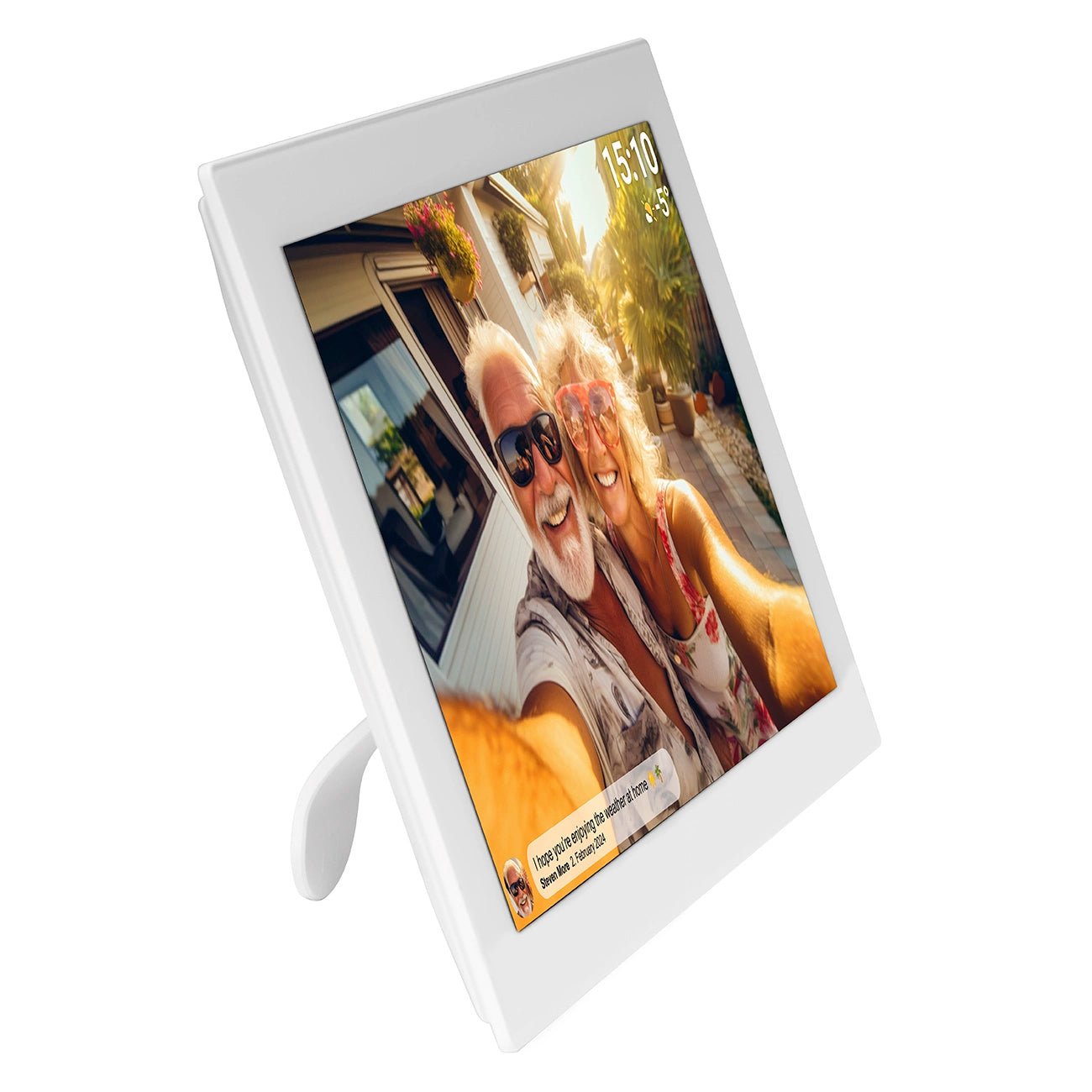 Denver Frameo PFF-1037W 10.1" Digital Frame - White_1