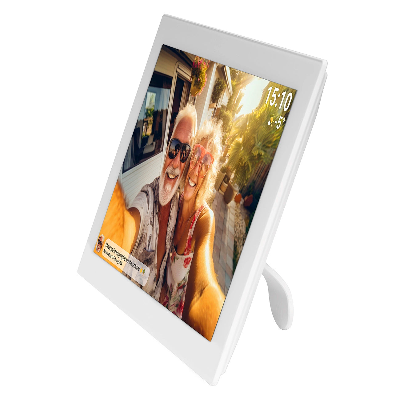 Denver Frameo PFF-1037W 10.1" Digital Frame - White_3
