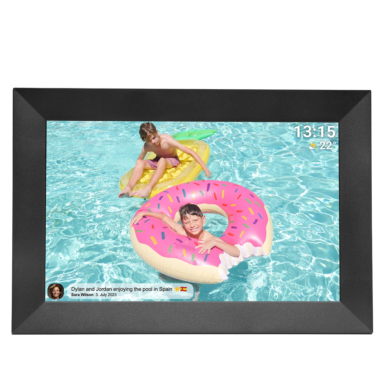 Denver Frameo PFF-1024B 10.1" Digital Frame - Black_0