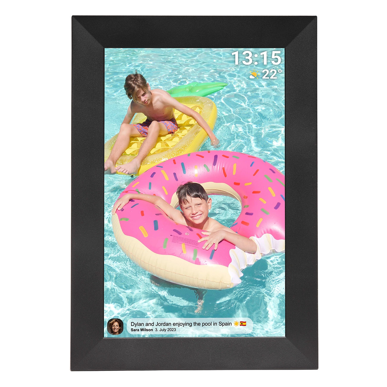 Denver Frameo PFF-1024B 10.1" Digital Frame - Black_1