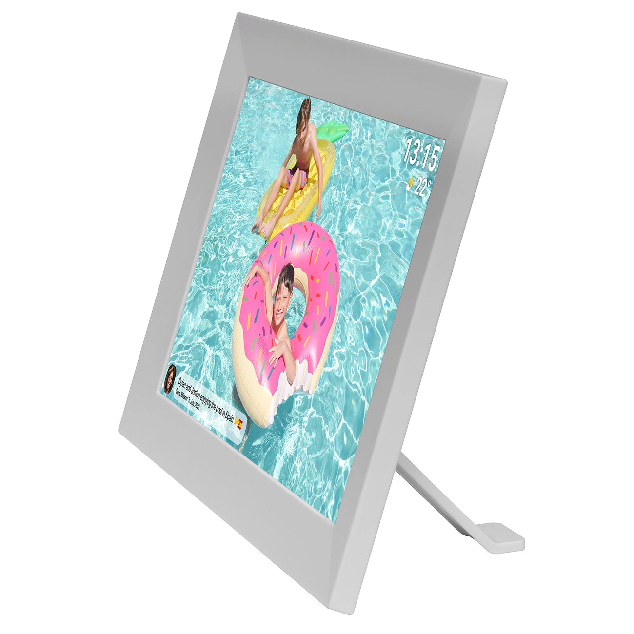 Denver Frameo PFF-1024W 10.1" Digital Frame - White_2