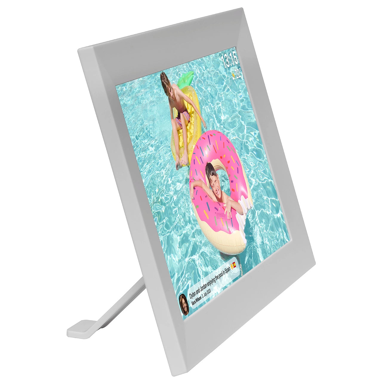 Denver Frameo PFF-1024W 10.1" Digital Frame - White_3