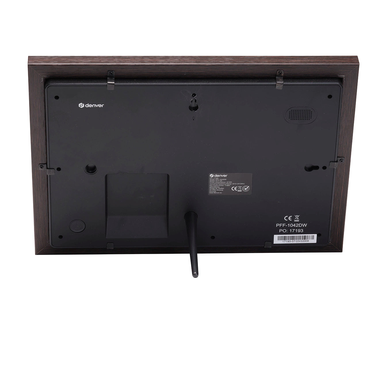 Denver Frameo PFF-1042DW 10.1" Digital Frame - Brown_3