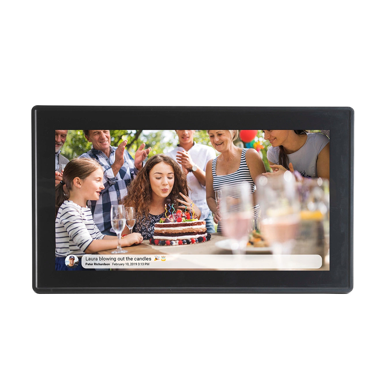 Denver Frameo PFF-1514B 15.6" Digital Frame - Black_4