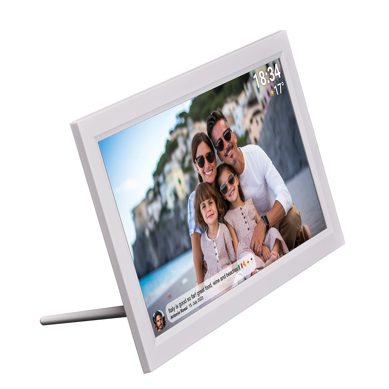 Denver Frameo PFF-1503W 15.6" Digital Frame - White_1
