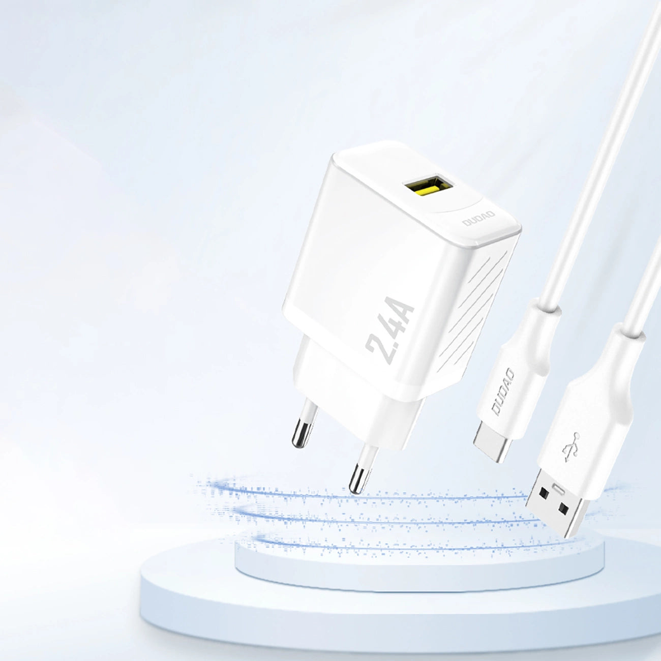 Dudao A23 2.4A USB-A Charger - White_1