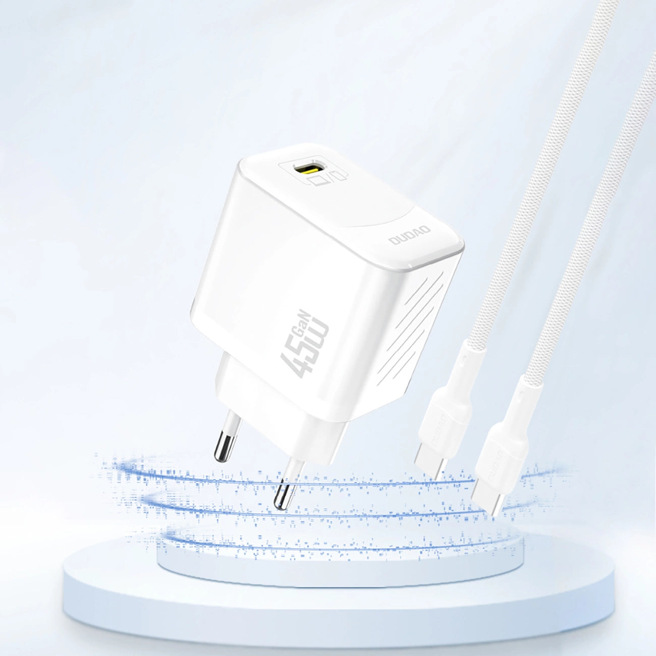 Dudao A28 45W GaN USB-C Wall Charger - White_1