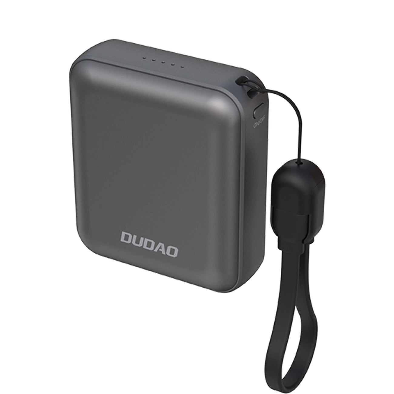 Powerbank Dudao K22+ 10000mAh 22.5W USB-C with pendant/cable - gray_0