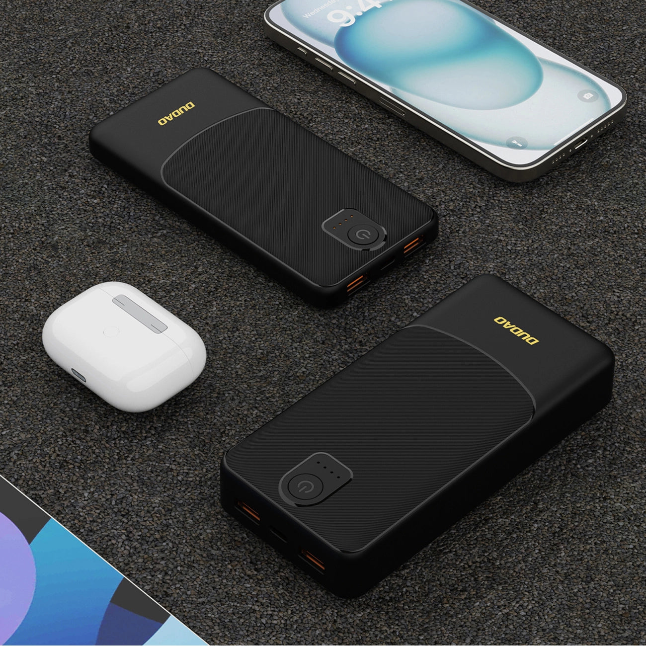 Powerbank Dudao K10 10000mAh 2.4A 2 x USB-A - black_8