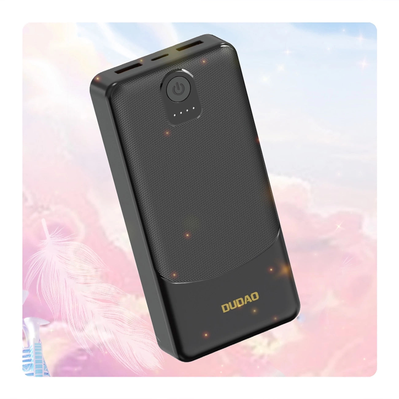 Powerbank Dudao K10Pro 2.4A 20000mAh 2 x USB-A - black_2