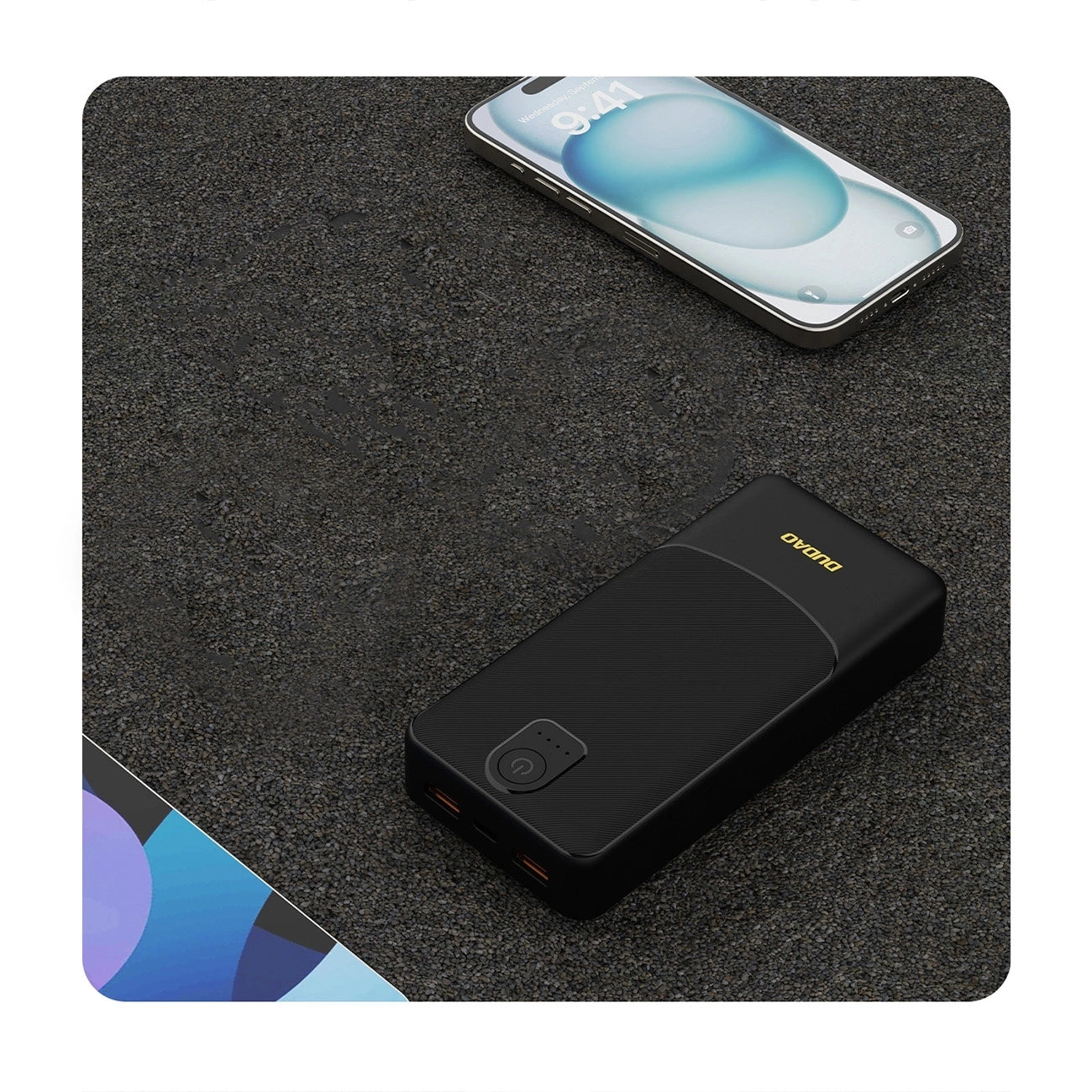 Powerbank Dudao K10Pro 2.4A 20000mAh 2 x USB-A - black_4
