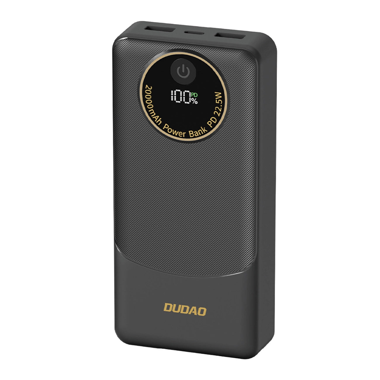 Powerbank Dudao K12Pro 22.5W PD 20000mAh USB-A, USB-C - black_0