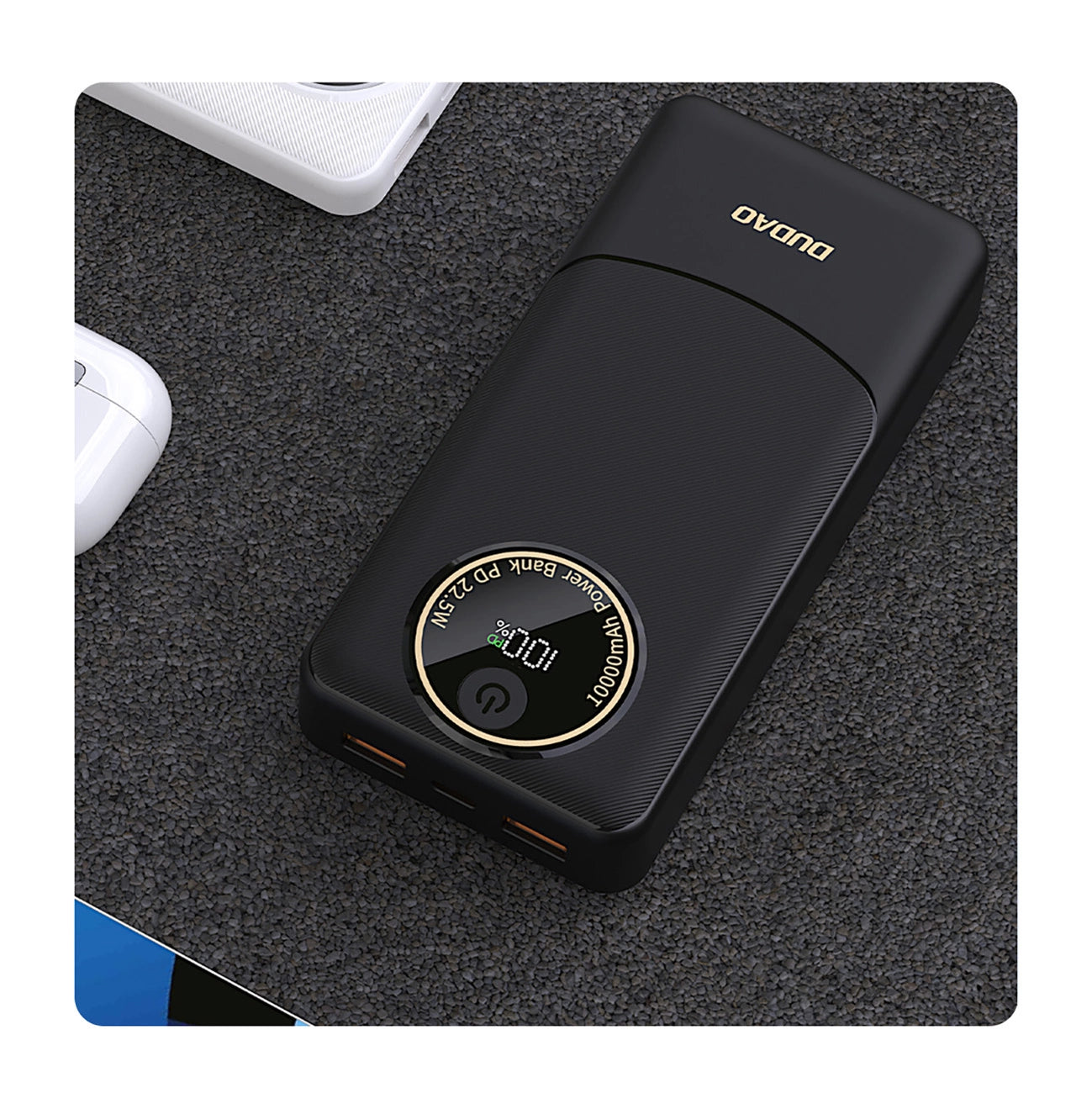 Powerbank Dudao K12Pro 22.5W PD 20000mAh USB-A, USB-C - black_2
