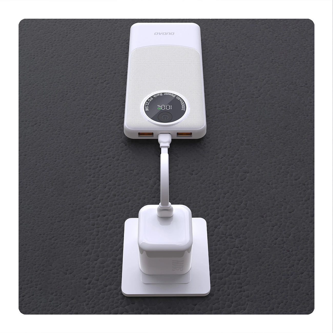 Powerbank Dudao K12Pro 22.5W PD 20000mAh USB-A, USB-C - white_2