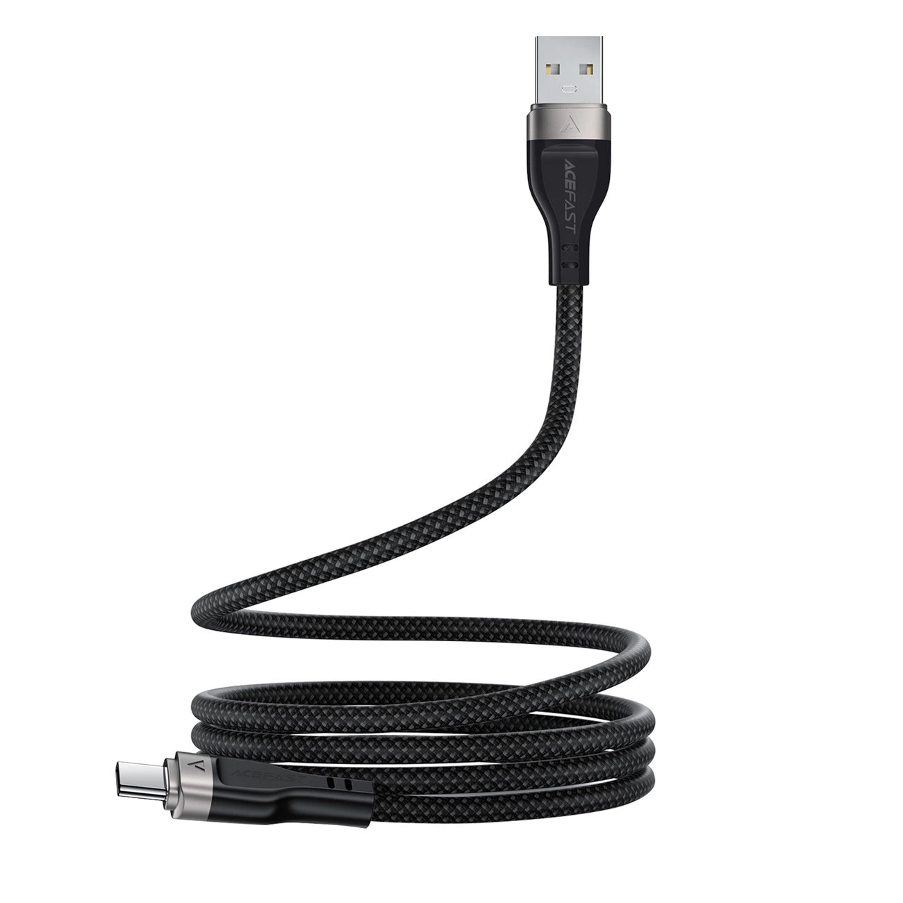 Acefast C11-04 USB-A - USB-C 3A Cable 1.2m Magnetic Braid - Black_4