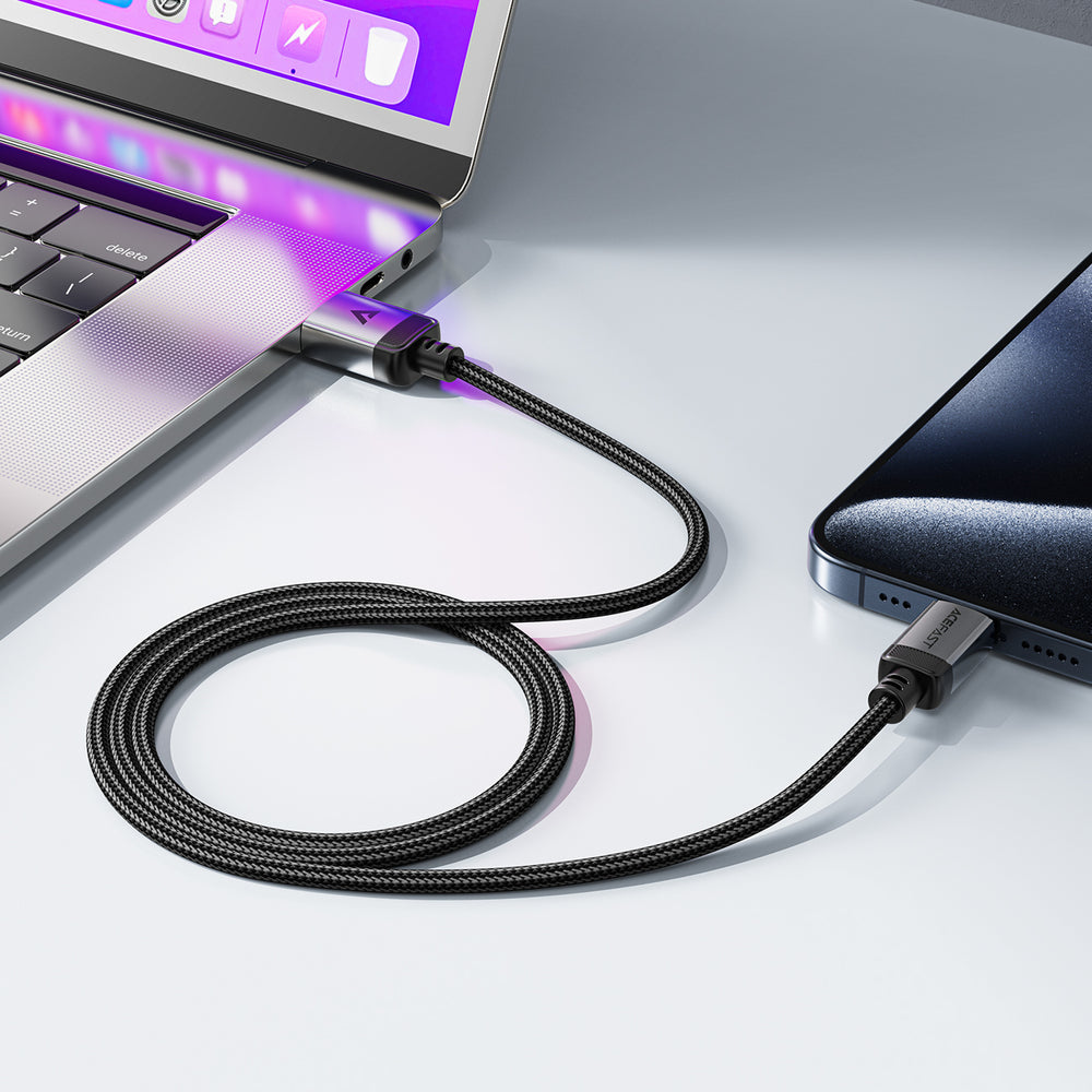 Acefast C20-04 USB-A - USB-C Cable 480Mb/s 3A 1.2m - Black_4