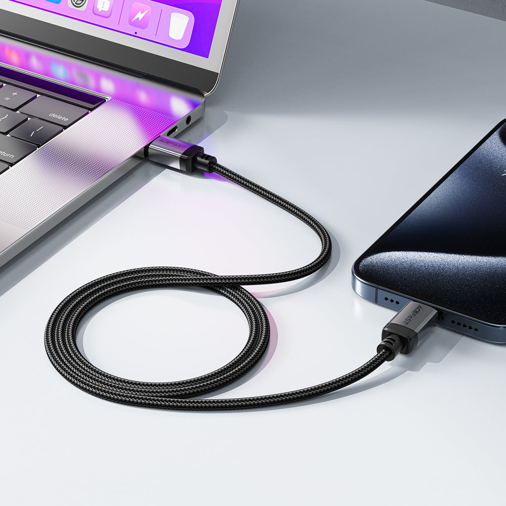 Acefast C20-03 USB-C Cable - USB-C 480Mb/s 3A 1.2m - Black_5
