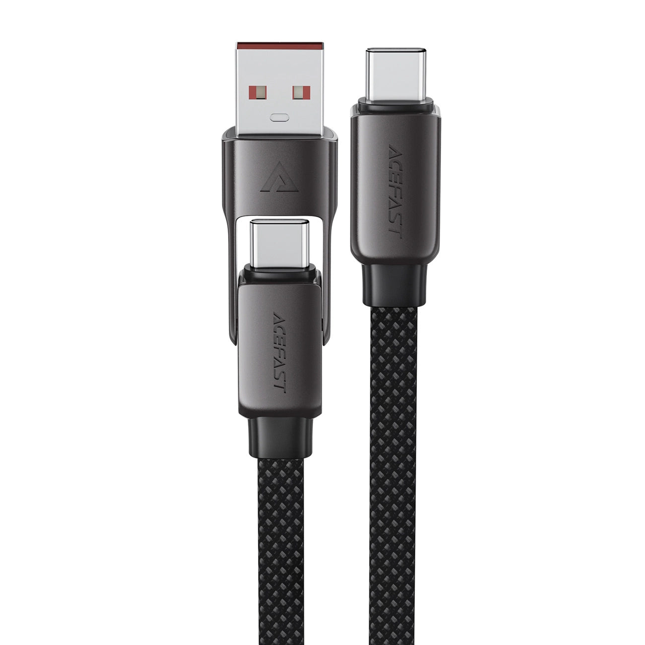 Acefast C13-05 USB-C - USB-A / USB-C Cable 480Mb/s 3A 0.2m - Black_0