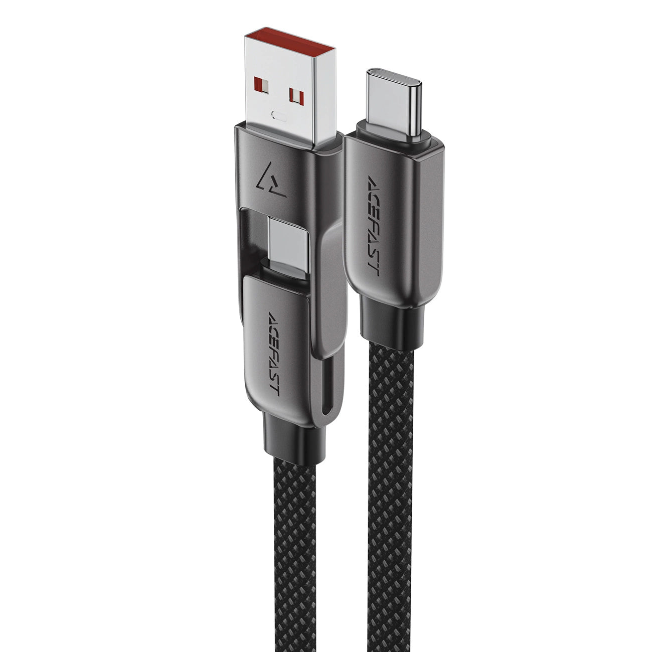 Acefast C13-05 USB-C - USB-A / USB-C Cable 480Mb/s 3A 0.2m - Black_1