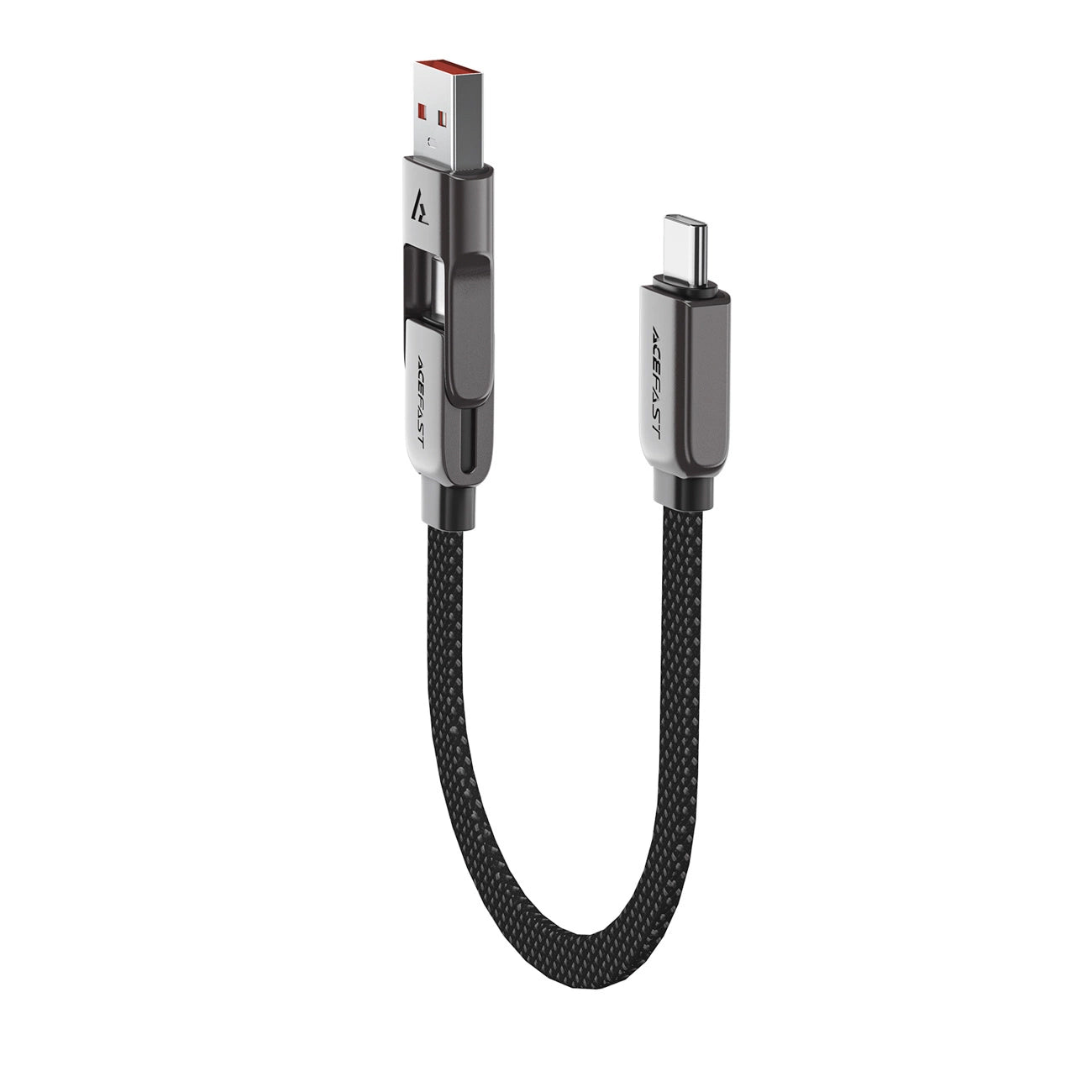 Acefast C13-05 USB-C - USB-A / USB-C Cable 480Mb/s 3A 0.2m - Black_4