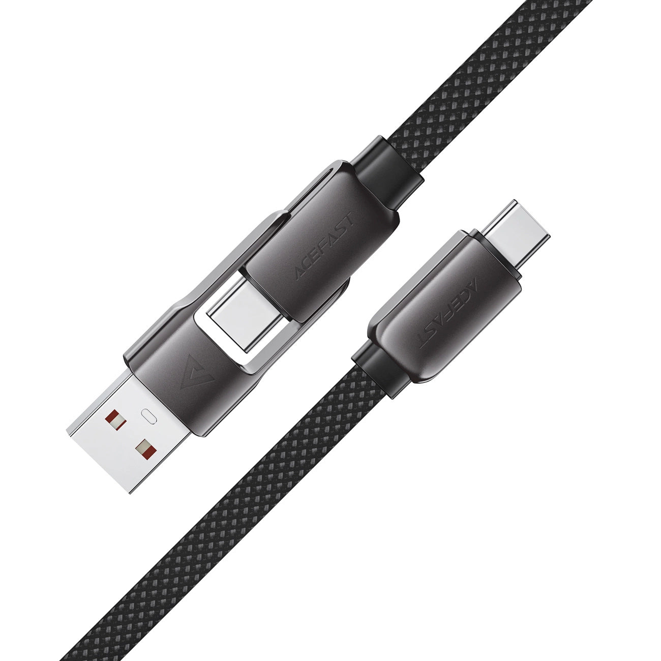 Acefast C13-04 USB-C - USB-A / USB-C Cable 480Mb/s 3A 1.2m - Black_2