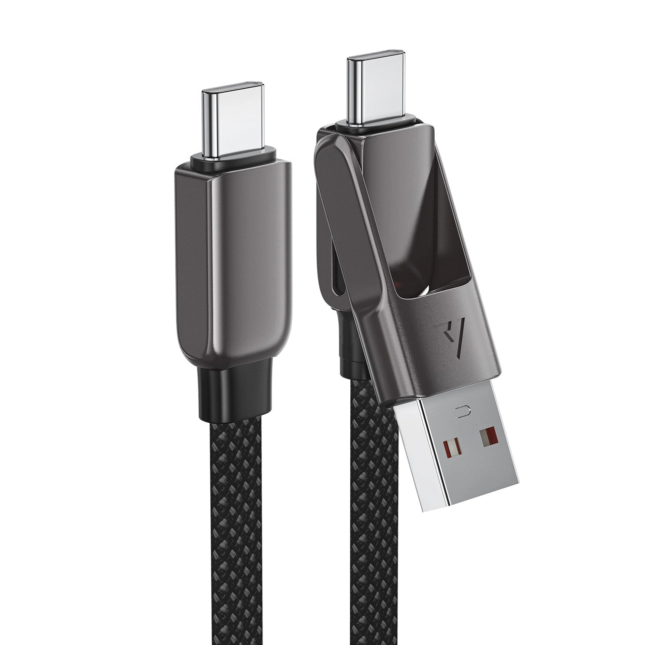 Acefast C13-04 USB-C - USB-A / USB-C Cable 480Mb/s 3A 1.2m - Black_3