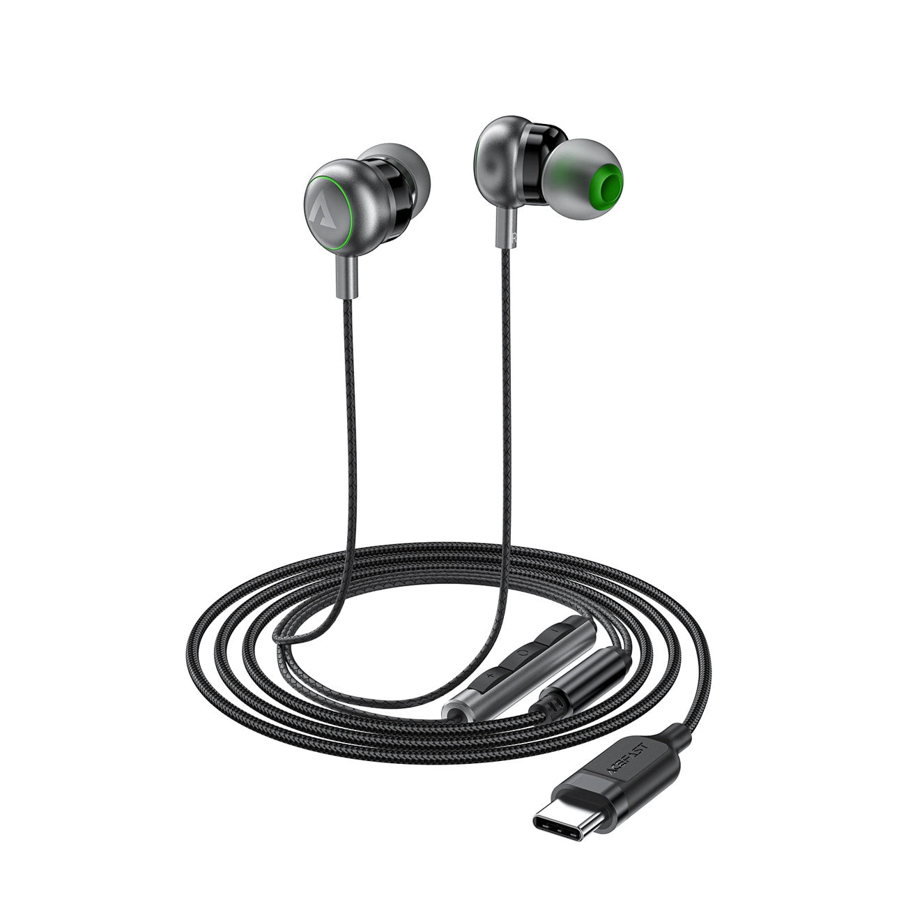 Acefast L5 Wired In-Ear Headphones USB-C 1.2m - Black_3